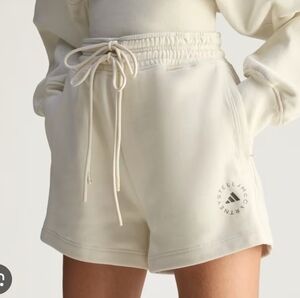 Adidas by Stella McCartney Off-White Athletic Shorts Zise S